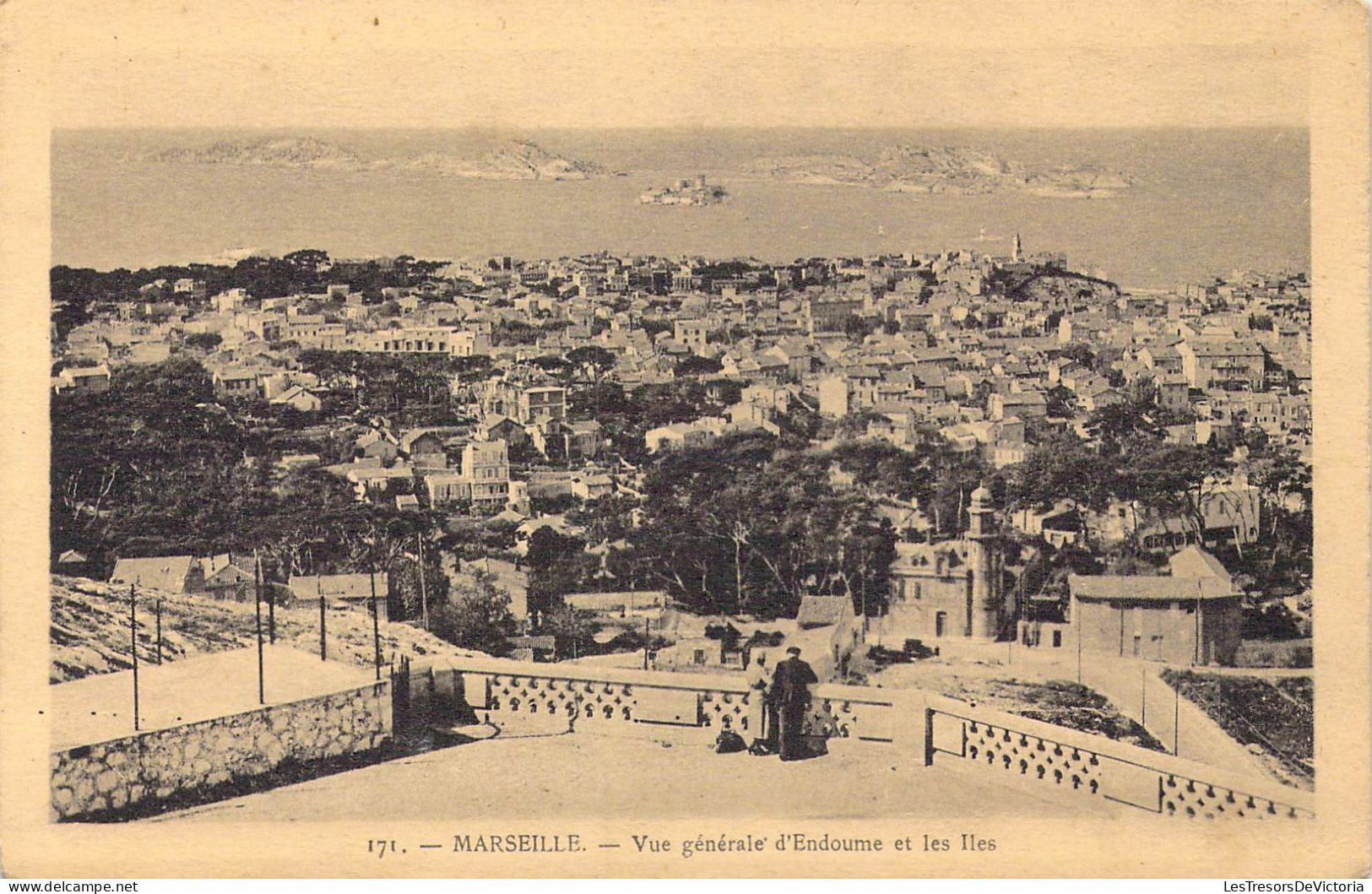 FRANCE - 13 - Marseille - Vue Générale D'Endoume Et Les Iles - Carte Postale Ancienne - Non Classés