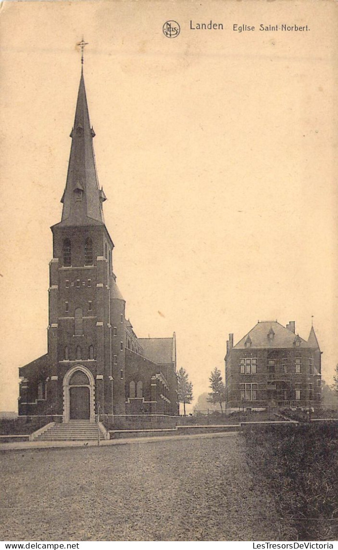 BELGIQUE - LANDEN - Eglise Saint Norbert - Edition Ve Dascher - Carte Postale Ancienne - Landen