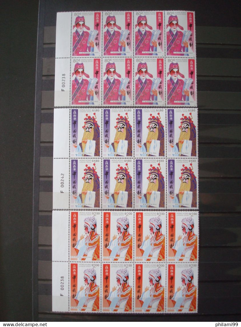 HONG KONG 1992 MNH** 12x CHINESE OPERA - Colecciones & Series