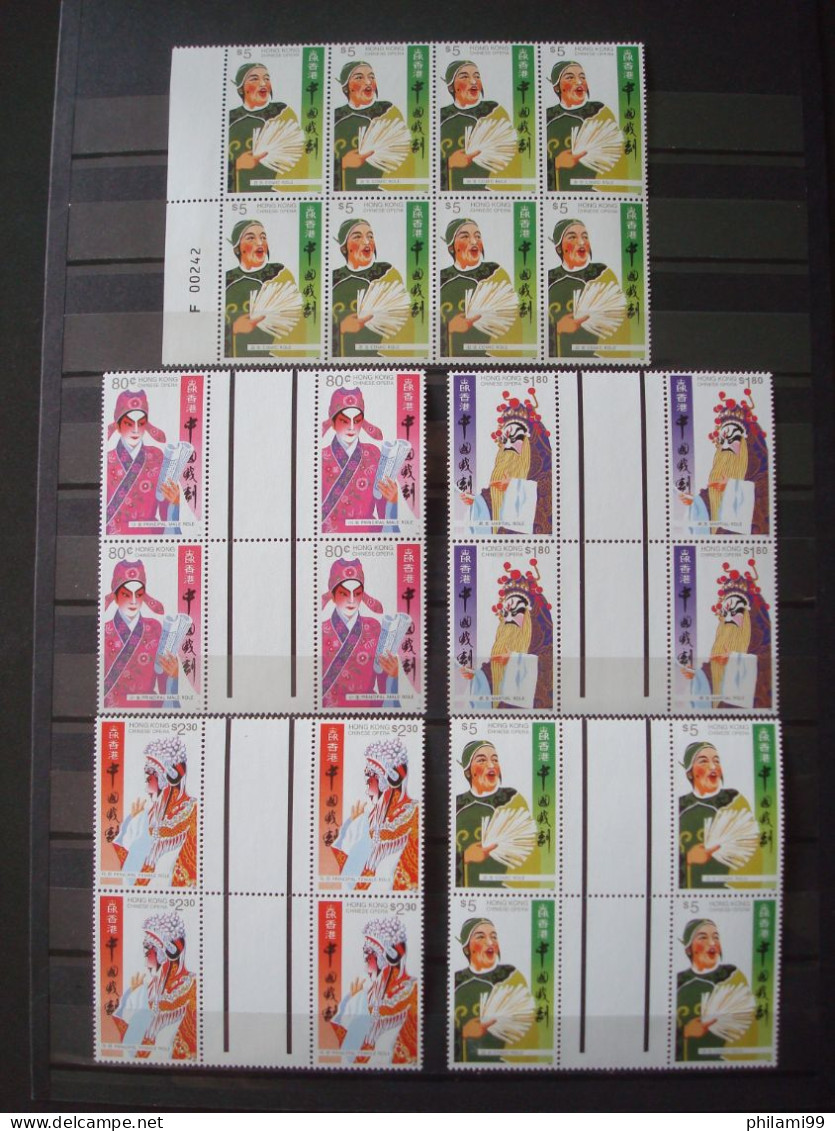 HONG KONG 1992 MNH** 12x CHINESE OPERA - Collections, Lots & Séries