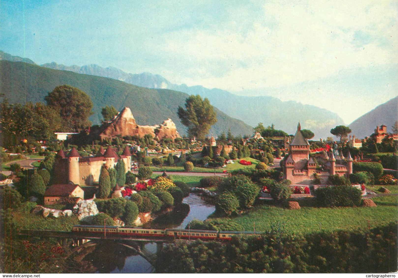 Postcard Switzerland Swissminiatur Melide 1973 - Melide