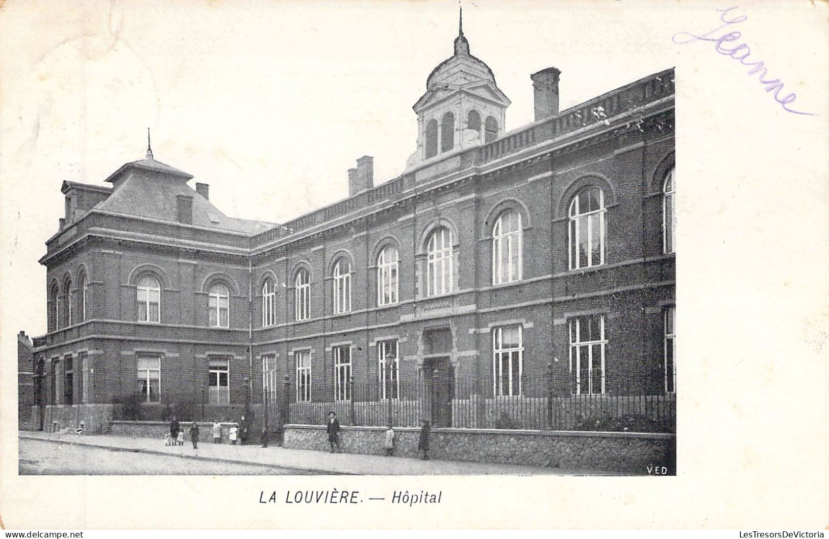 BELGIQUE - LA LOUVIERE - Hôpital - Carte Postale Ancienne - La Louviere