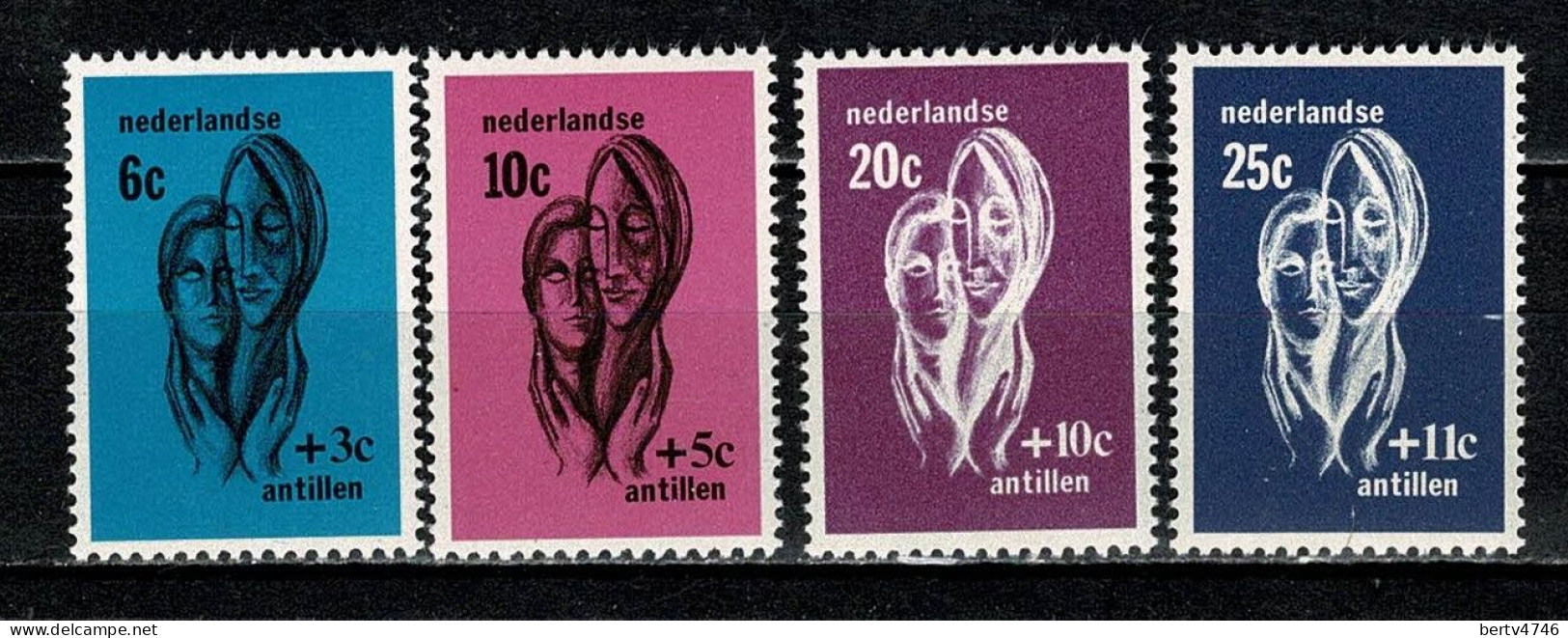 Ned. Antillen 1967 NVPH 385/88**, Yv. 370/73** MNH - Antilles