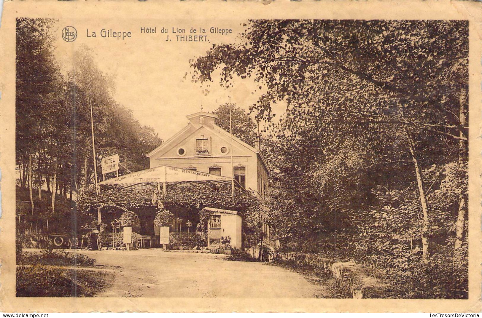 BELGIQUE - GILEPPE - Hôtel Du Lion De La Gileppe - J Thibert - Carte Postale Ancienne - Gileppe (Barrage)