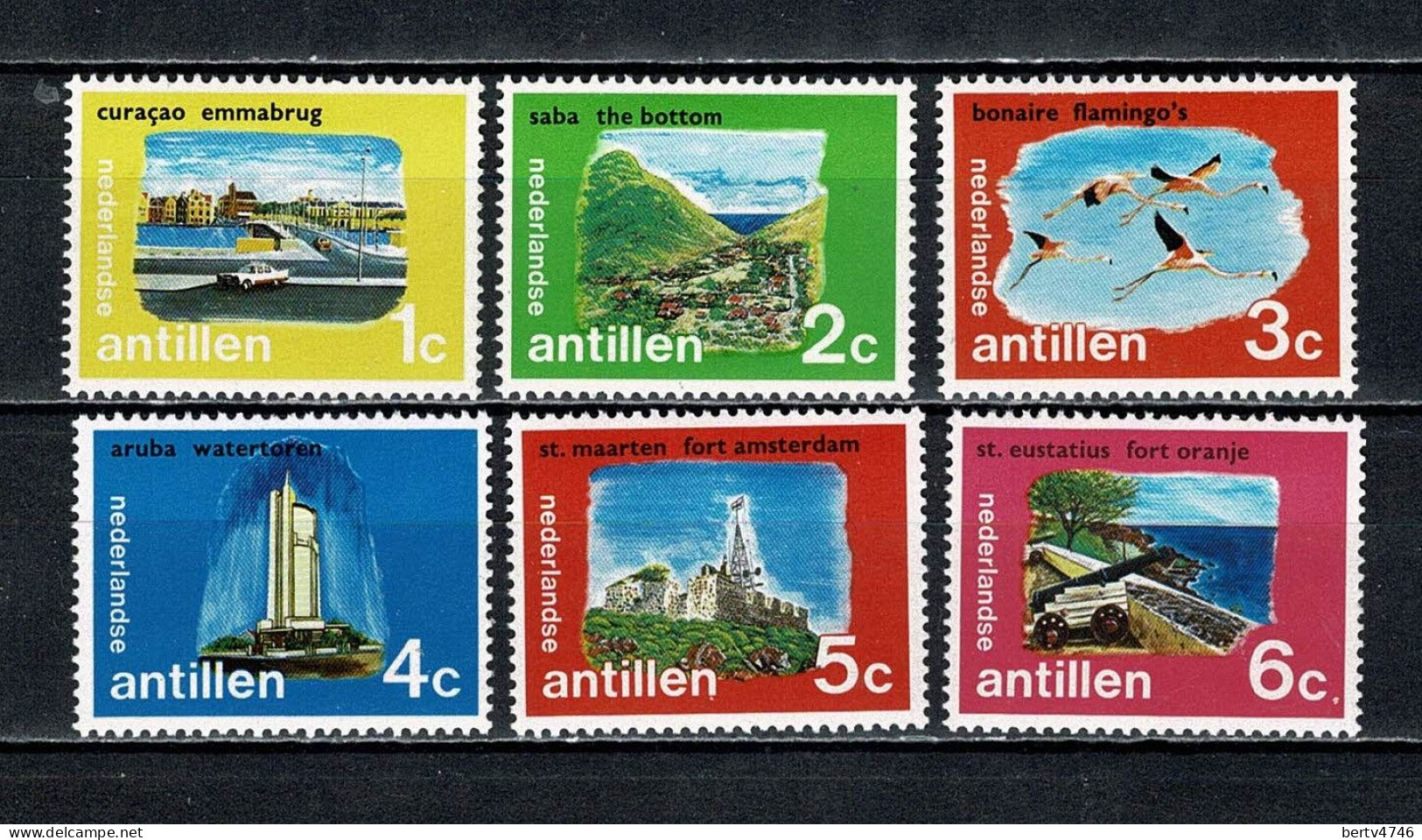 Ned. Antillen 1972 NVPH 445/50**, Yv. 427/32** MNH - Antilles