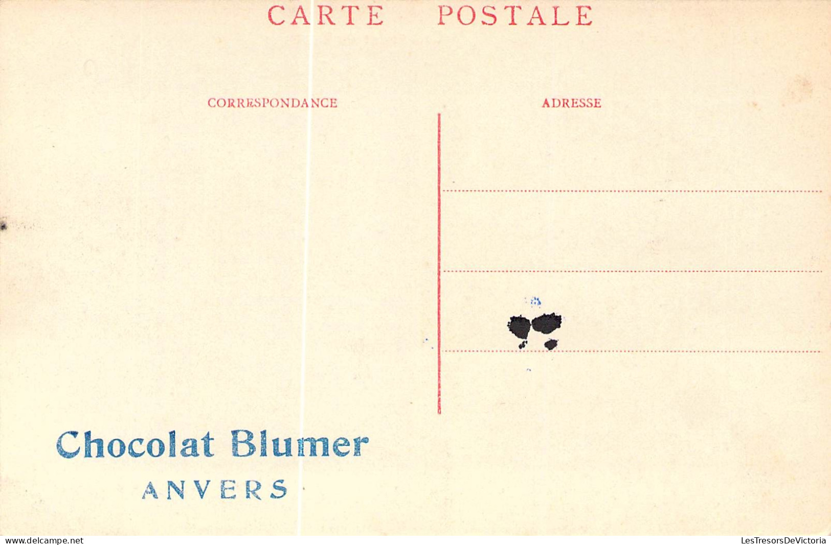 BELGIQUE - GILEPPE - Le Tablier Du Barrage - Publicité Chocolat Blumer Anvers - Carte Postale Ancienne - Gileppe (Barrage)