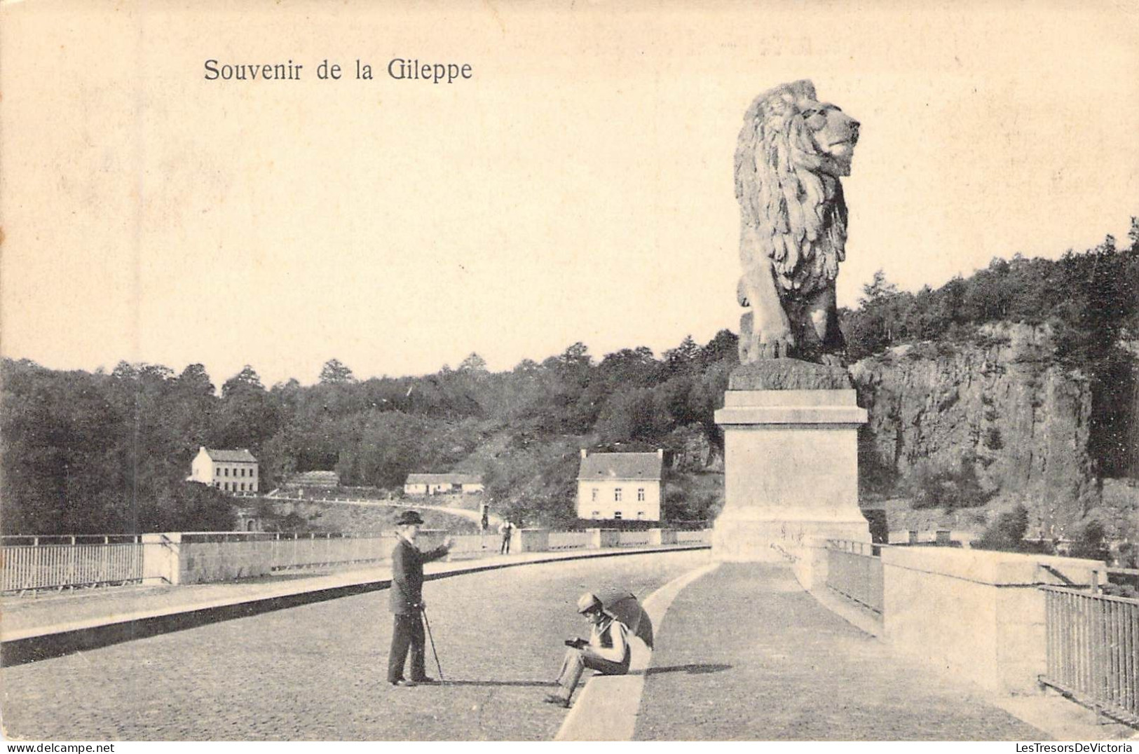 BELGIQUE - GILEPPE - Souvenir De La Gileppe - Carte Postale Ancienne - Gileppe (Barrage)