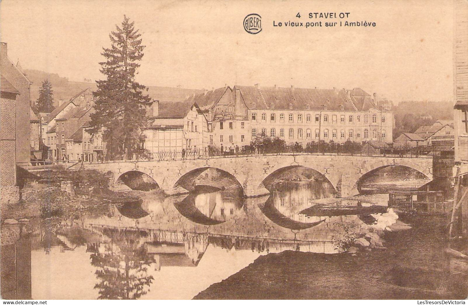 BELGIQUE - STAVELOT - Le Vieux Pont Sur Lamblève - Carte Postale Ancienne - Stavelot