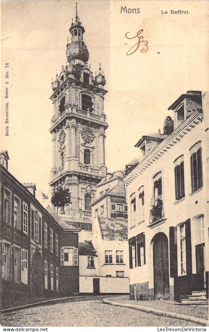 BELGIQUE - MONS - Le Beffroi - Edit Nels - Carte Postale Ancienne - Mons