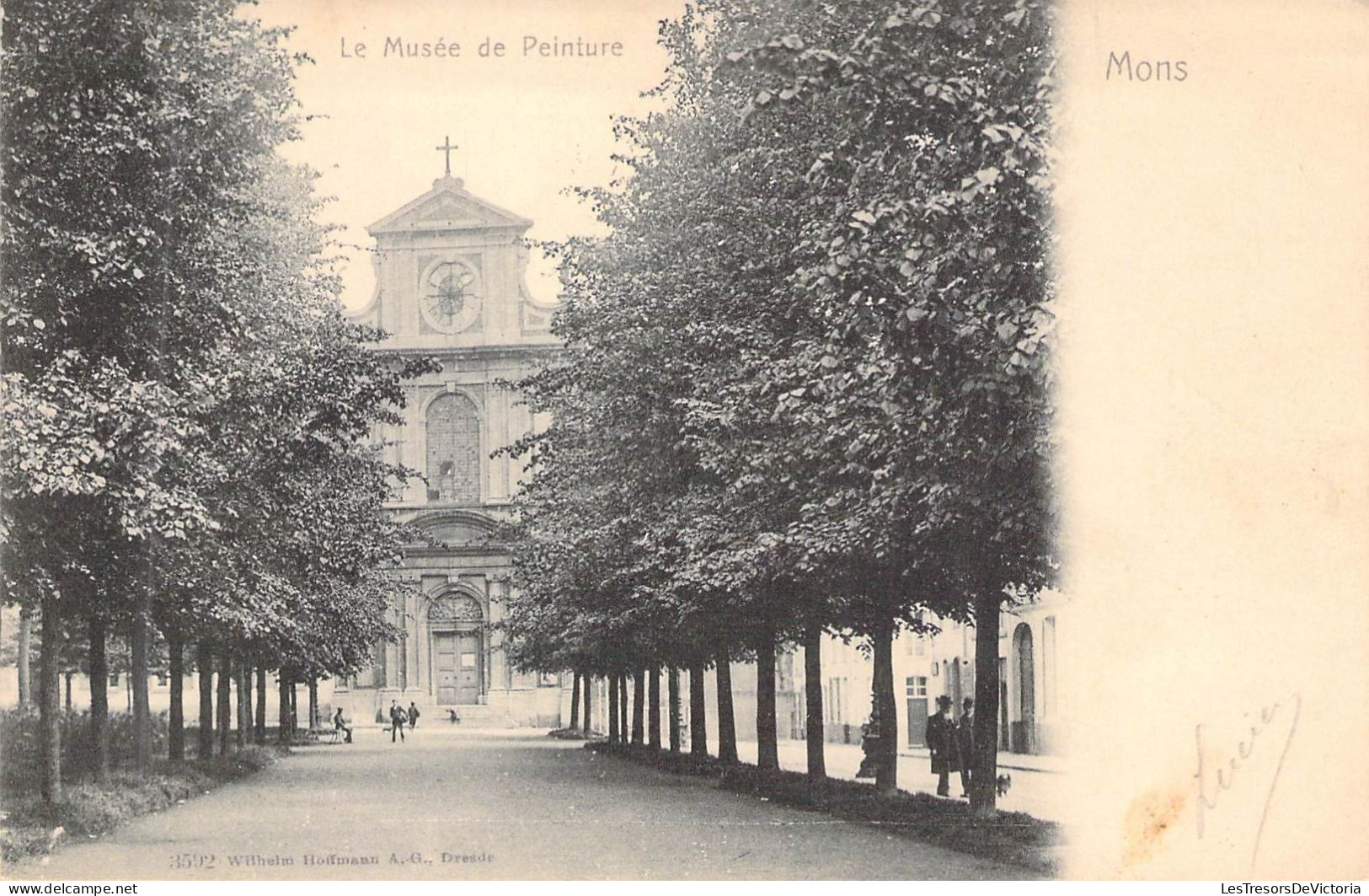 BELGIQUE - MONS - Le Musée De Peinture - Carte Postale Ancienne - Mons