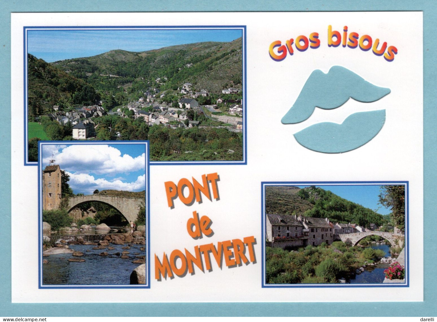 CP 48 - Pont De Montvert - Gros Bisous - Multivues - Le Pont De Montvert