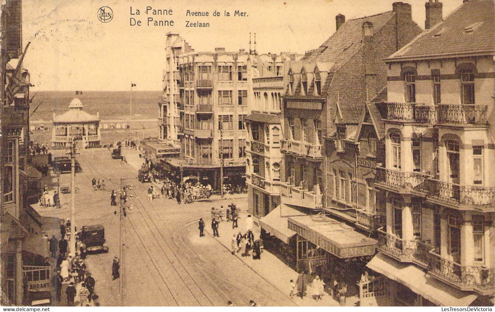 BELGIQUE - LA PANNE - Avenue De La Mer - Carte Postale Ancienne - Otros & Sin Clasificación