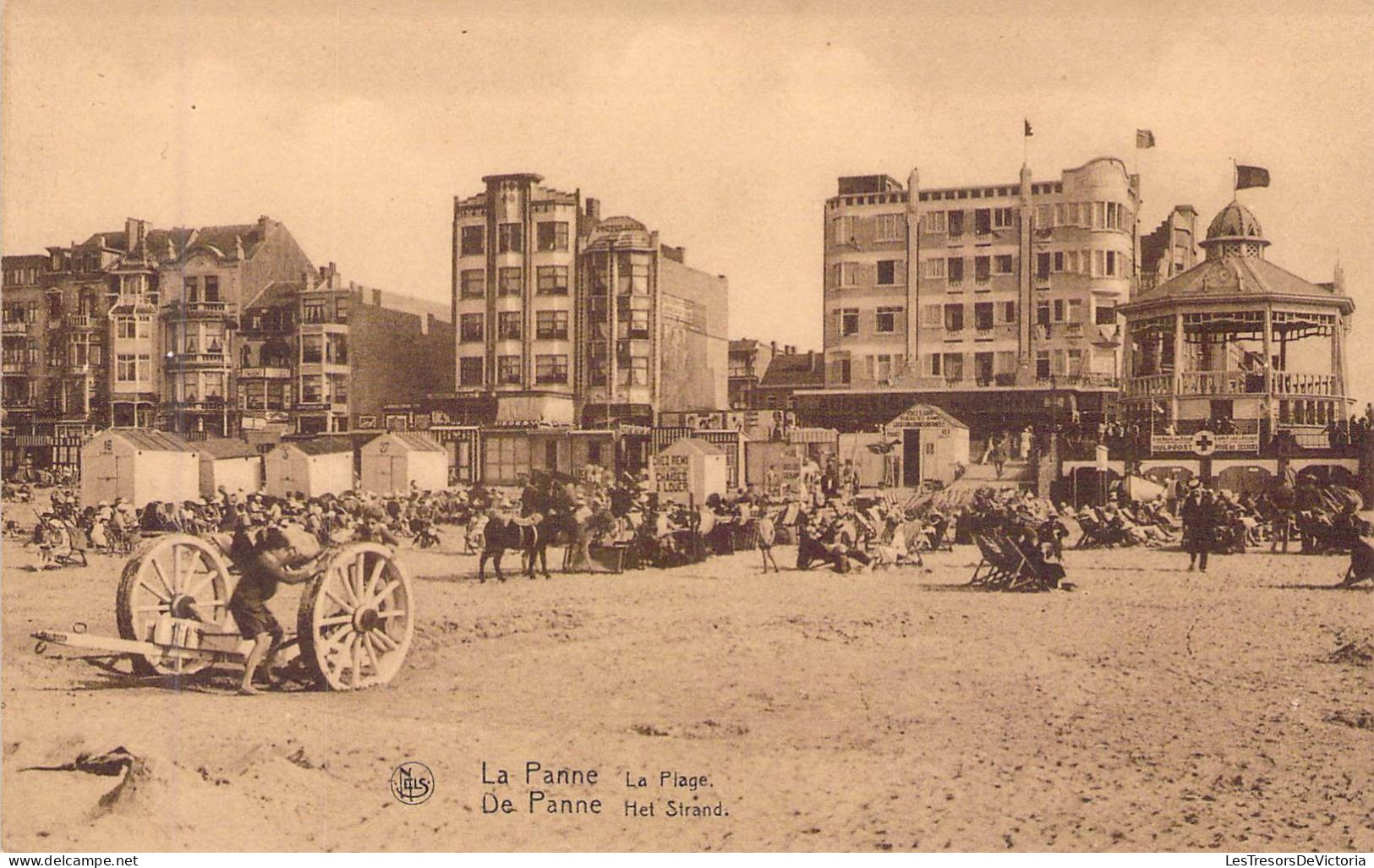 BELGIQUE - LA PANNE - La Plage - Carte Postale Ancienne - Sonstige & Ohne Zuordnung