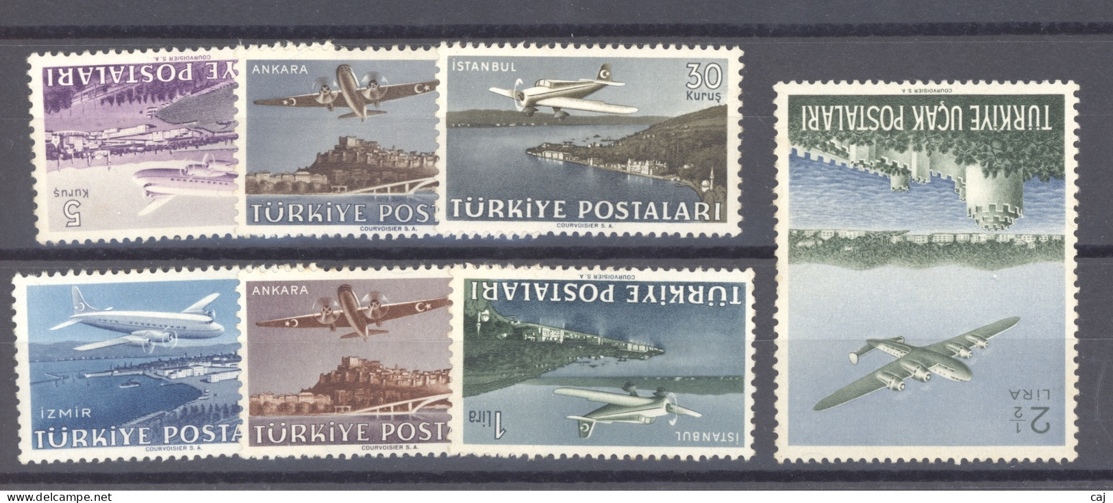 Turquie  -  Avion  :  Yv  12-18  * - Poste Aérienne