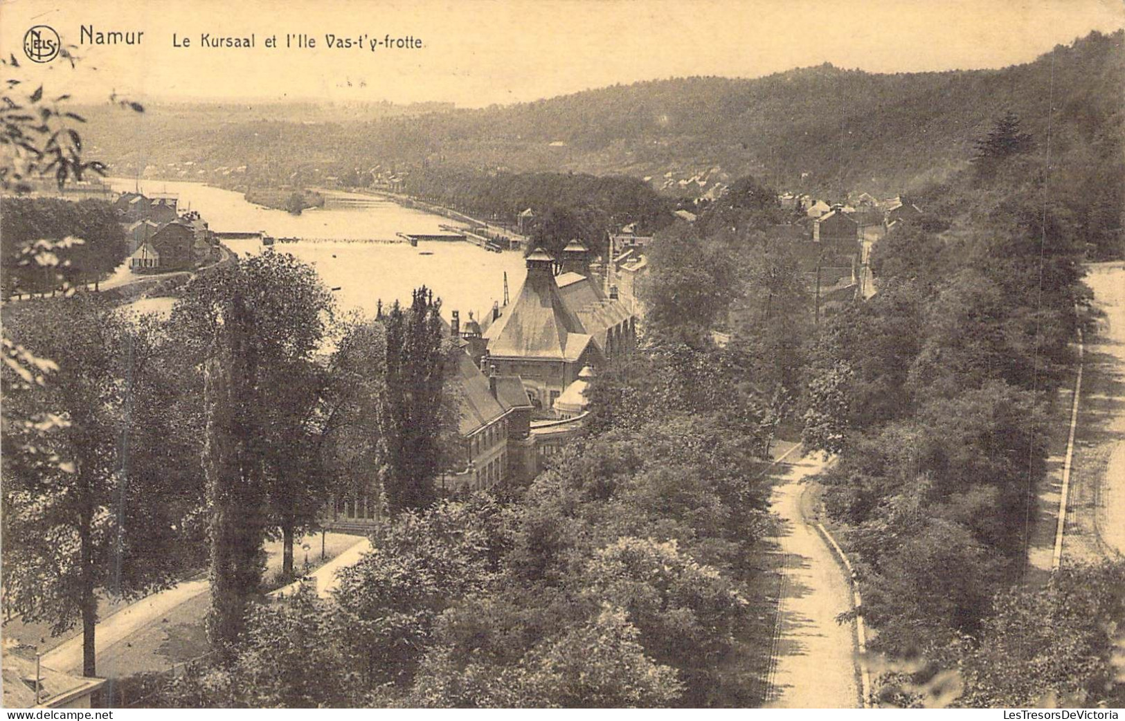 BELGIQUE - NAMUR - Le Kursaal Et L'Ile Vas T'y Frotte - Carte Postale Ancienne - Namen