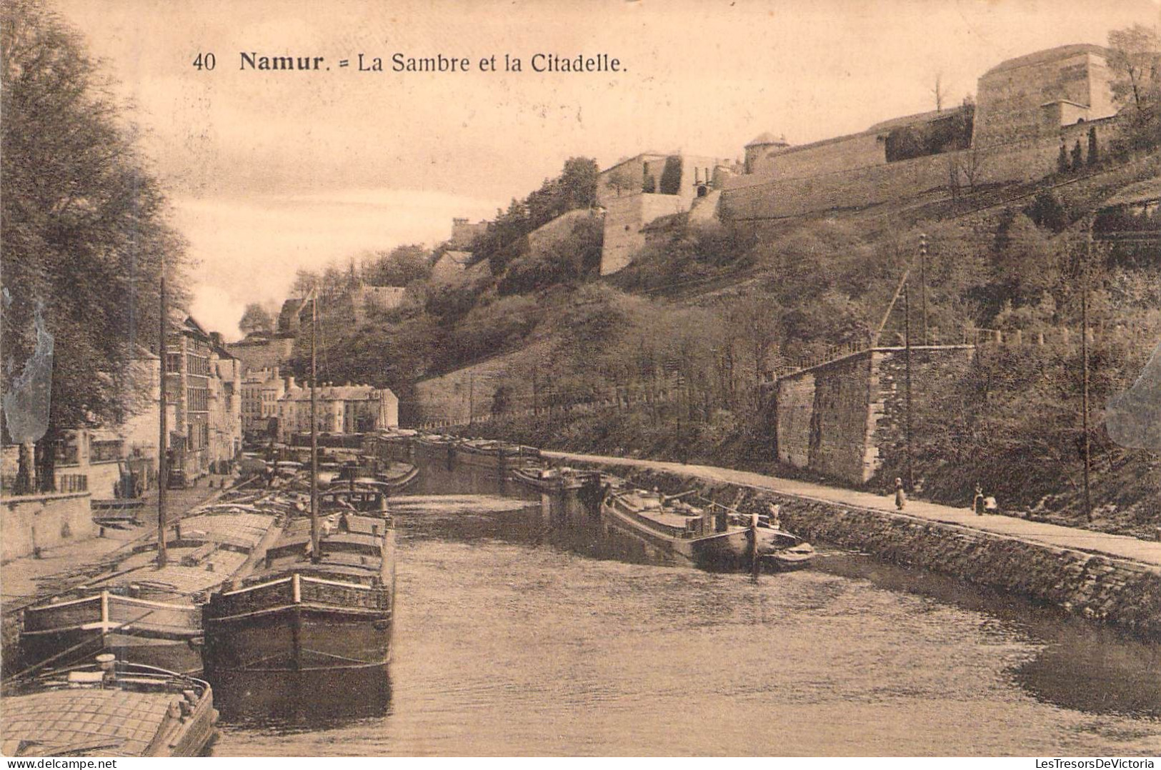 BELGIQUE - NAMUR - La Sambre Et La Citadelle - Carte Postale Ancienne - Namur