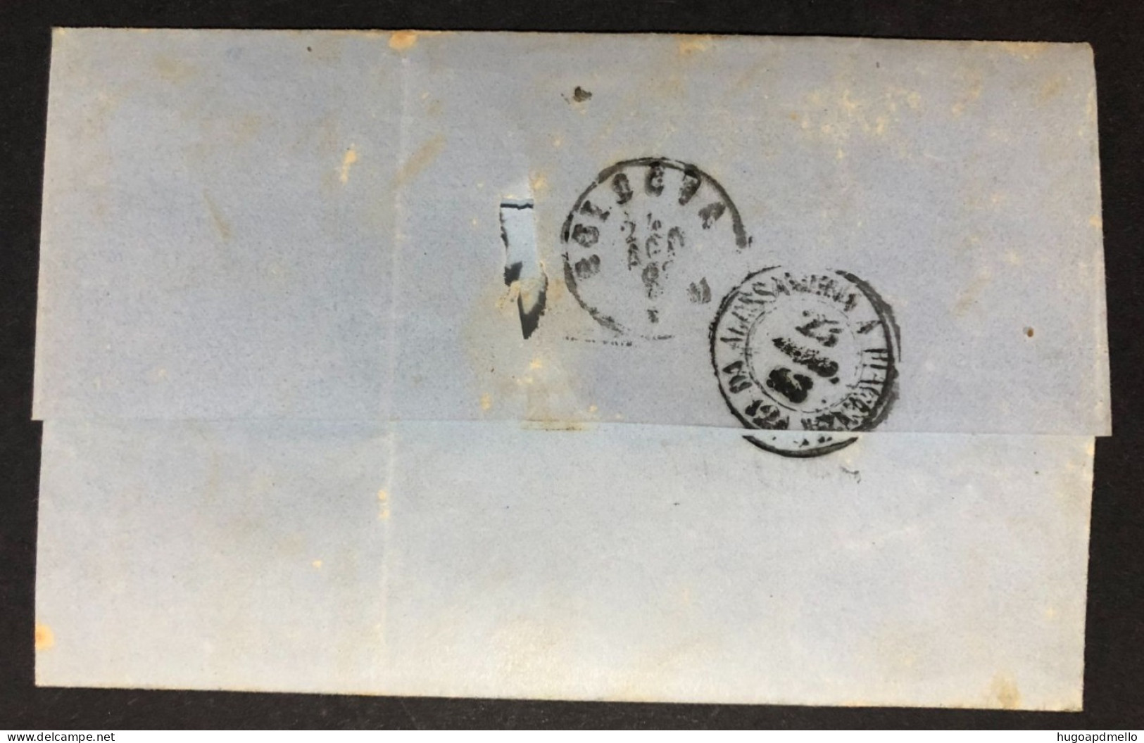 ITALY, Circulated Cover From TORINO To BOLOGNA, « King VICTOREMMANUEL II », 1863 - Autres & Non Classés