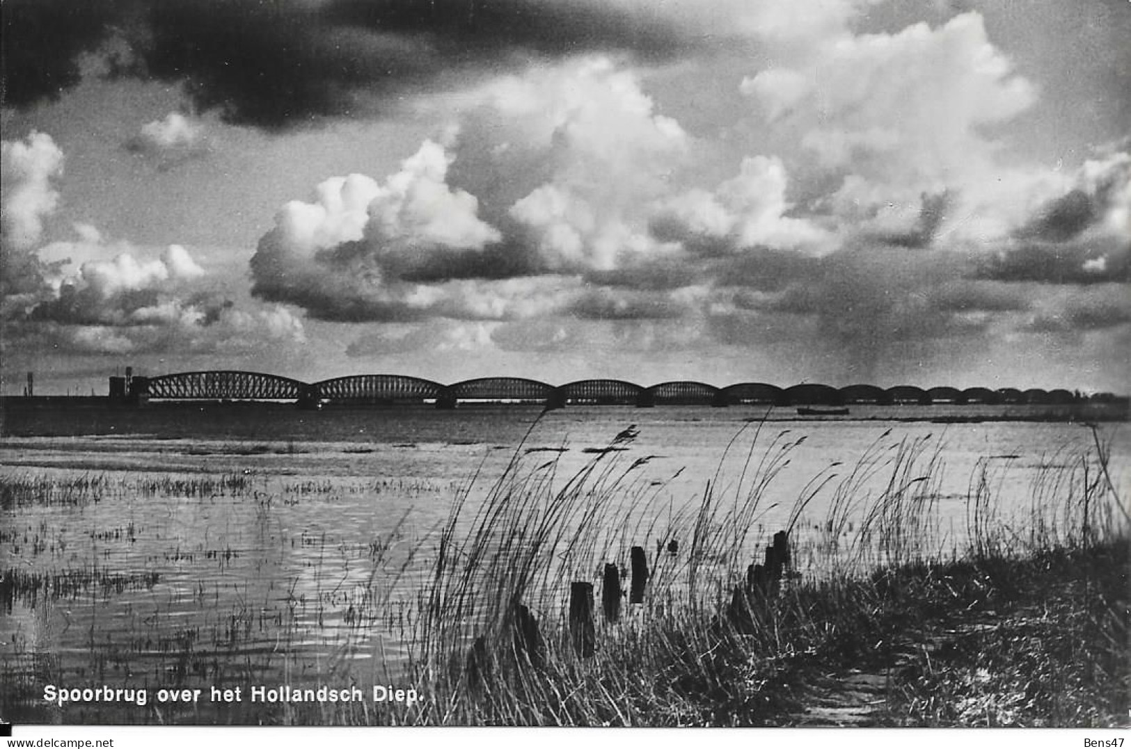 Dordrecht Spoorbrug Over Hollandsdiep Ongelopen - Dordrecht