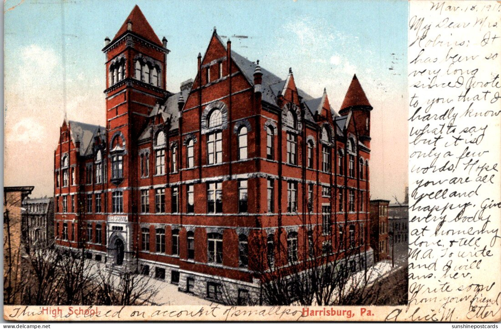 Pennsylvania Harrisburg High School 1911 - Harrisburg