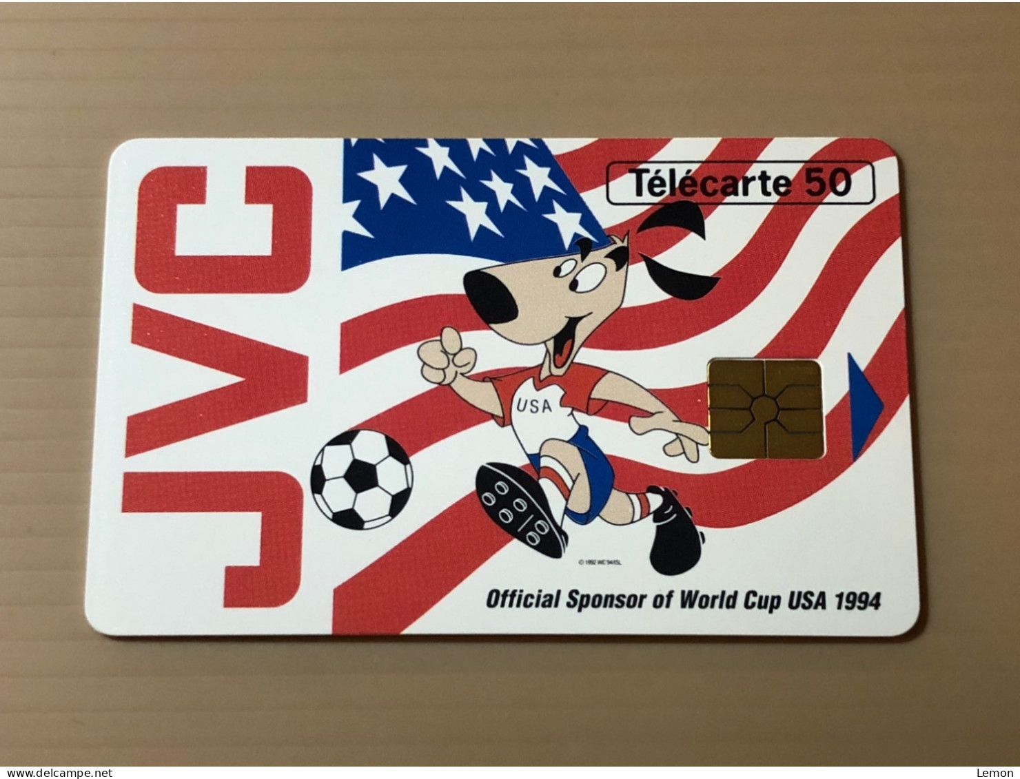 France Telecom Chip Telecarte Phonecard - JVC World Cup USA 1994 - Set Of 1 Used Card - Sonstige & Ohne Zuordnung