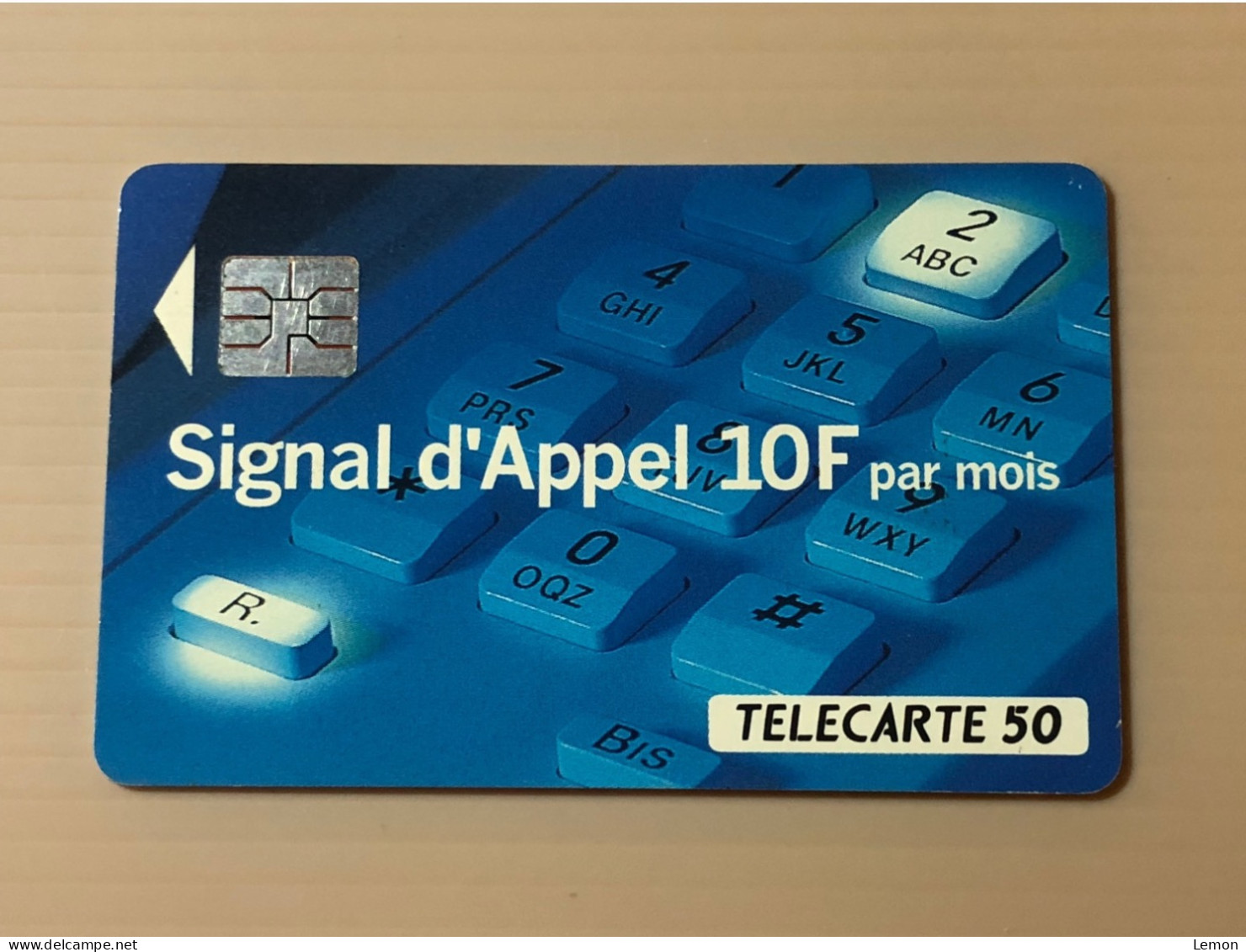 France Telecom Chip Telecarte Phonecard - Signal D’Appel 10F Par Mois - Set Of 1 Used Card - Other & Unclassified