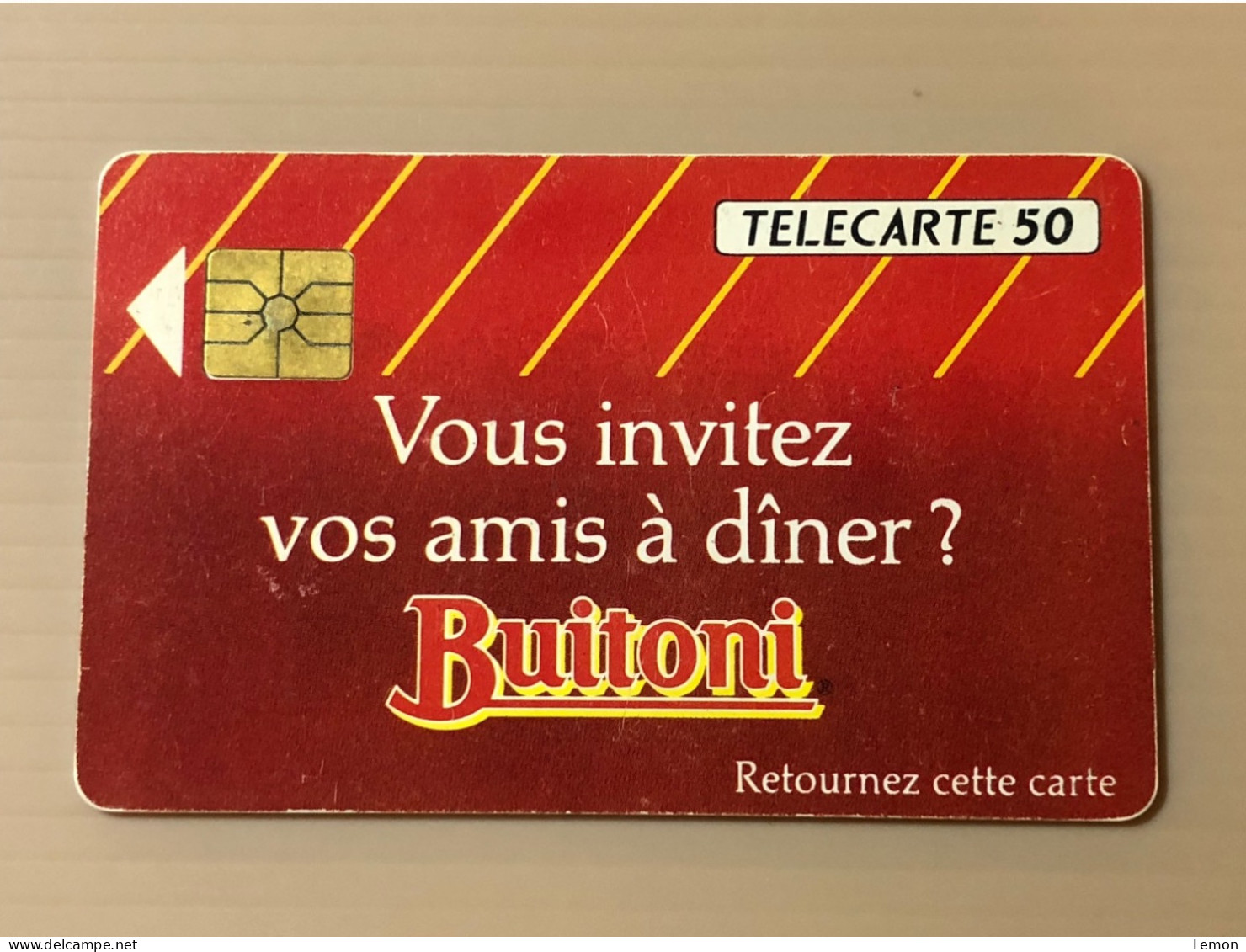France Telecom Chip Telecarte Phonecard - Buitoni - Set Of 1 Used Card - Other & Unclassified