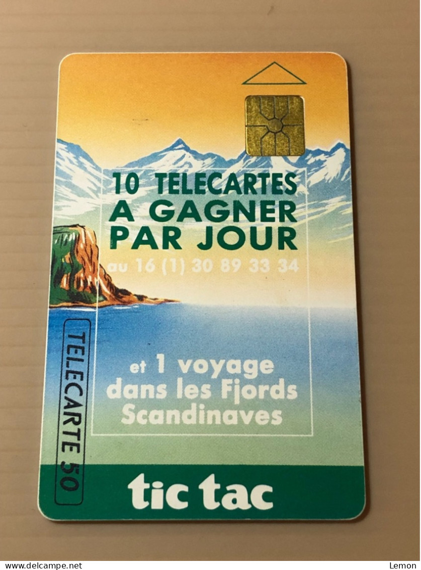 France Telecom Chip Telecarte Phonecard - Tic Tac - Set Of 1 Used Card - Other & Unclassified