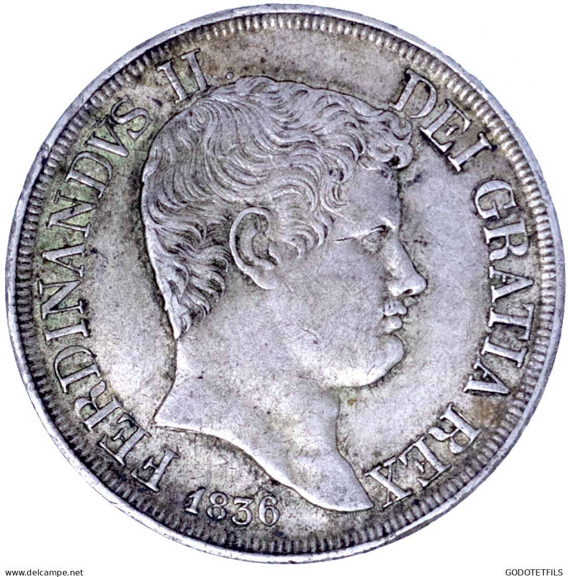 Royaume Des Deux Siciles-120 Grana Ferdinand II 1836 Naples - Andere & Zonder Classificatie