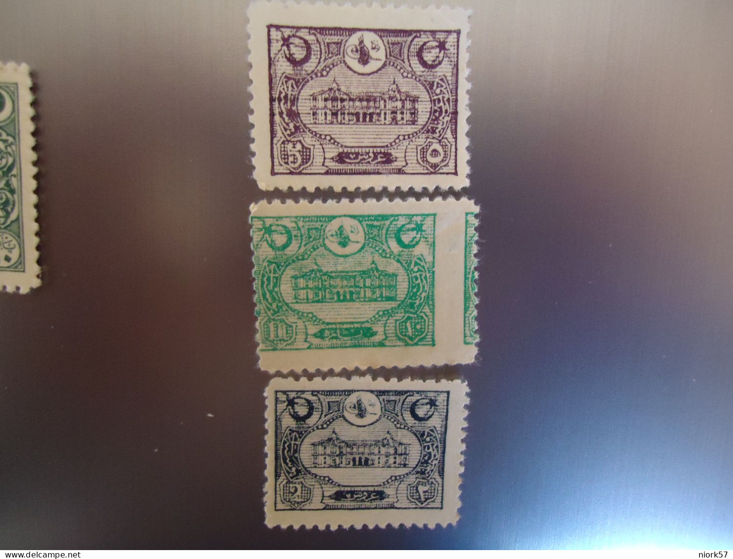 TURKEY  RARE  OTTOMAN MNH  STAMPS  1913       MONUMENTS  GREEN  LARGE - Other & Unclassified