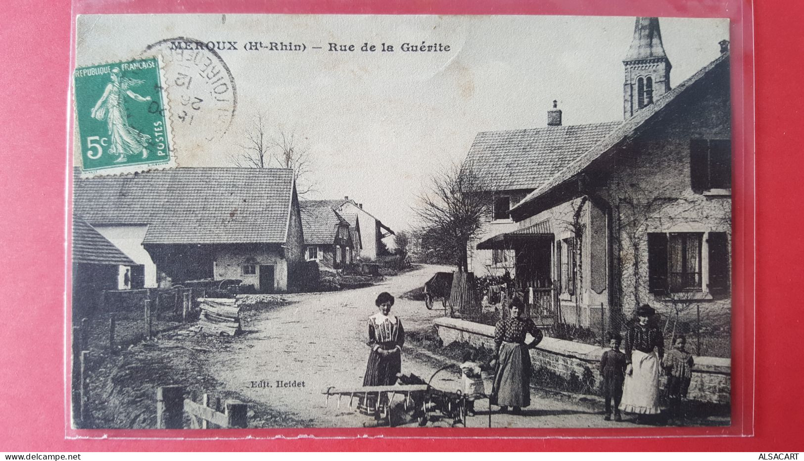 Meroux Haut Rhin /territoire De Belfort , Rue De La Guérite - Autres & Non Classés