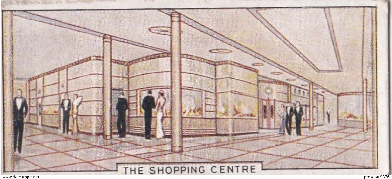 Wonders Of The Queen Mary 1936 - 19 Shopping Centre - Mars Confectionary - Ships - Ogden's