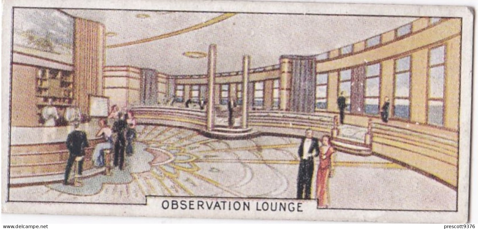 Wonders Of The Queen Mary 1936 - 17 Observation Lounge - Mars Confectionary - Ships - Ogden's