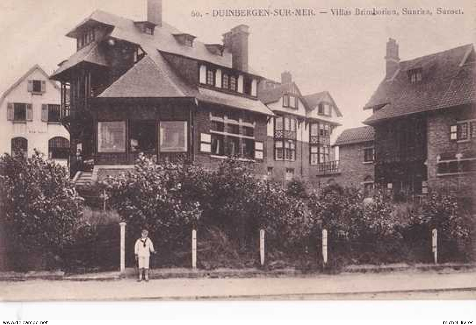 Duinbergen - Duinberghen Sur Mer - Villas Brimborien Sunrisa Et Sunset - Circulé - Animée - TBE - Knokke