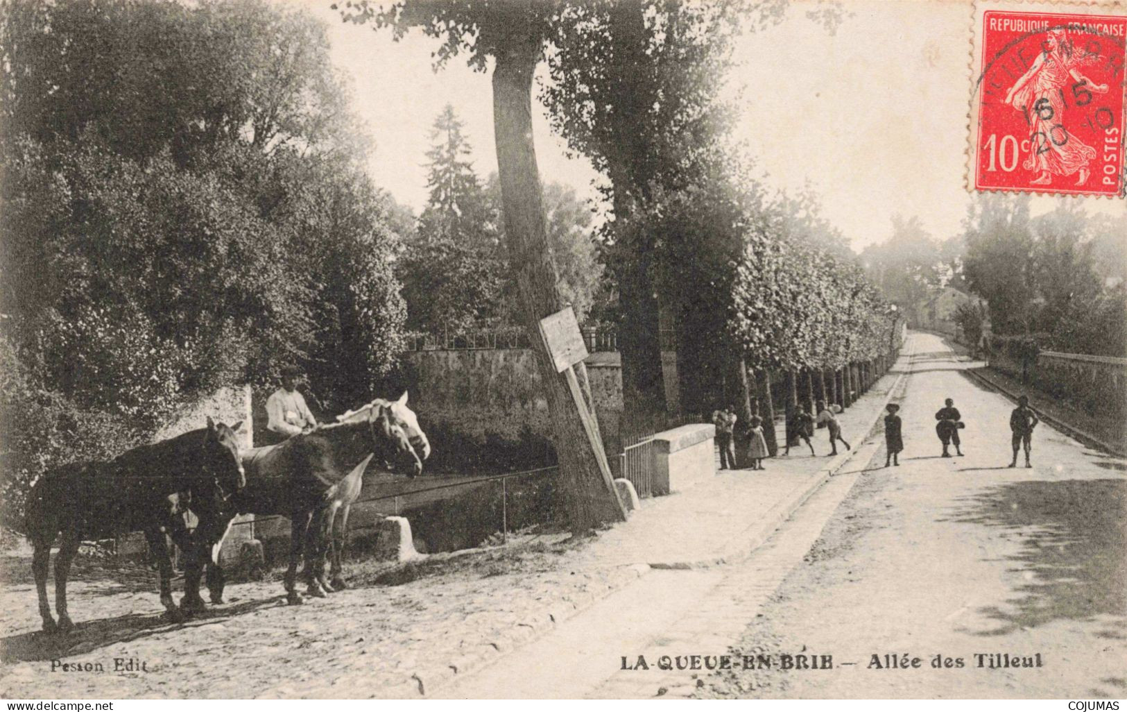 94 - LA QUEUE EN BRIE - S14852 - Allée Des Tilleul - L23 - La Queue En Brie