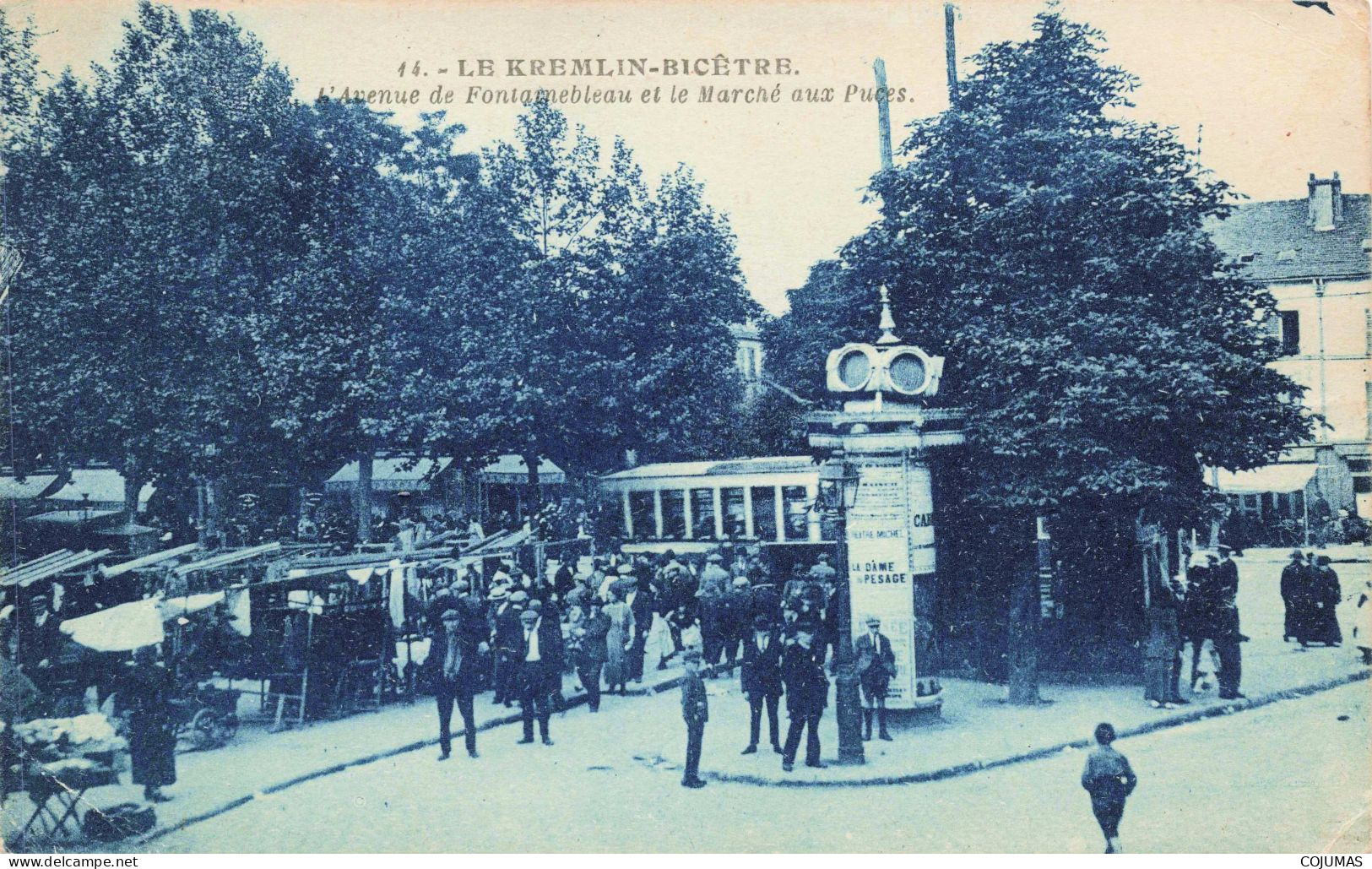 94 - LE KREMLIN BICETRE - S14857 - L'Avenue De Fontainebleau Et Le Marché Aux Puces - L23 - Kremlin Bicetre