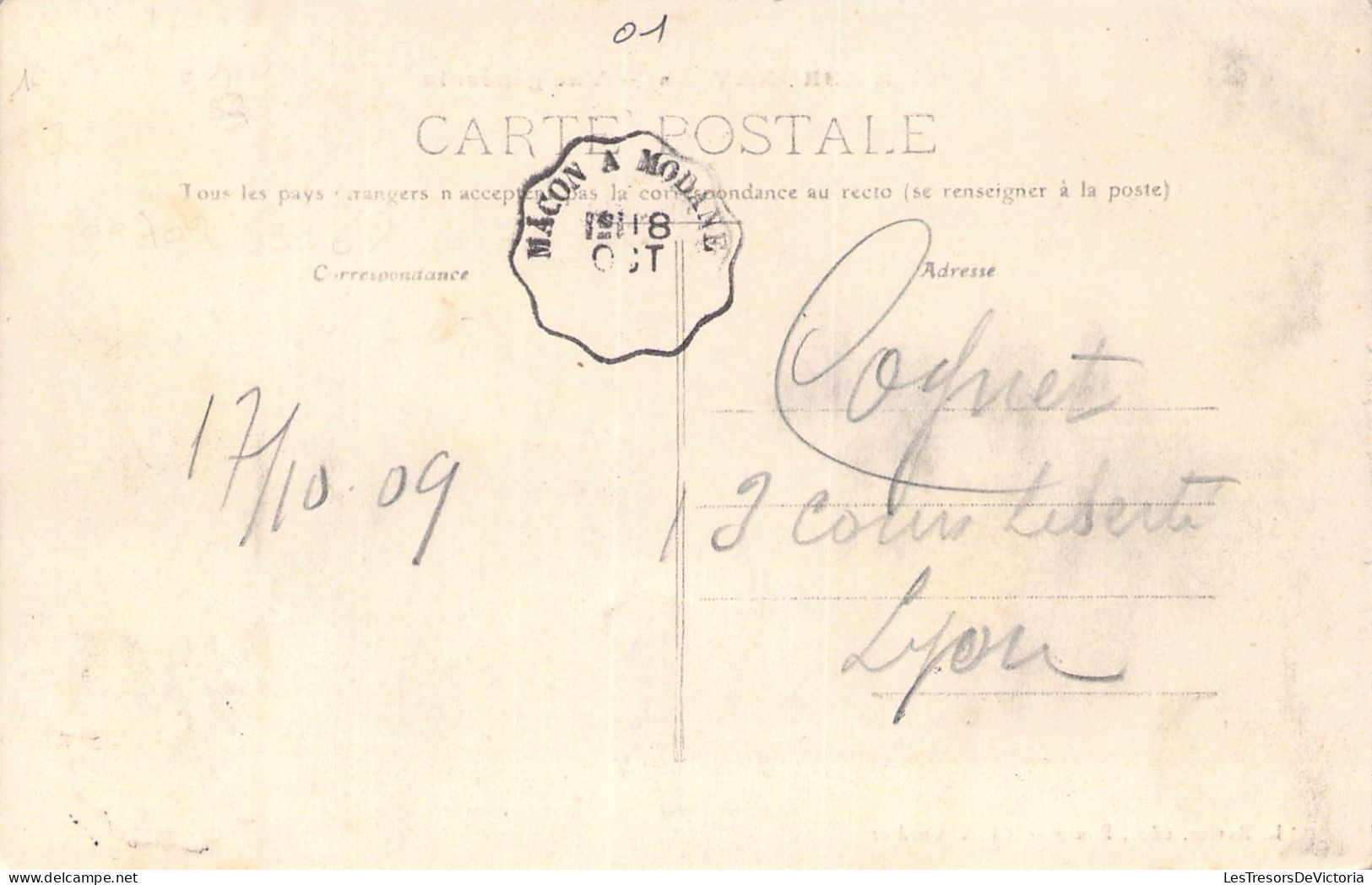 FRANCE - 01 - AMBRONAY - Vue Générale -  Carte Postale Ancienne - Ohne Zuordnung
