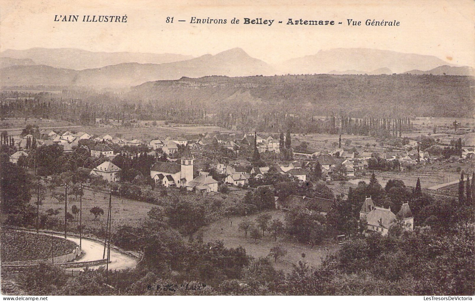 FRANCE - 01 - BELLEY - Artemare - Vue Générale -  Carte Postale Ancienne - Belley