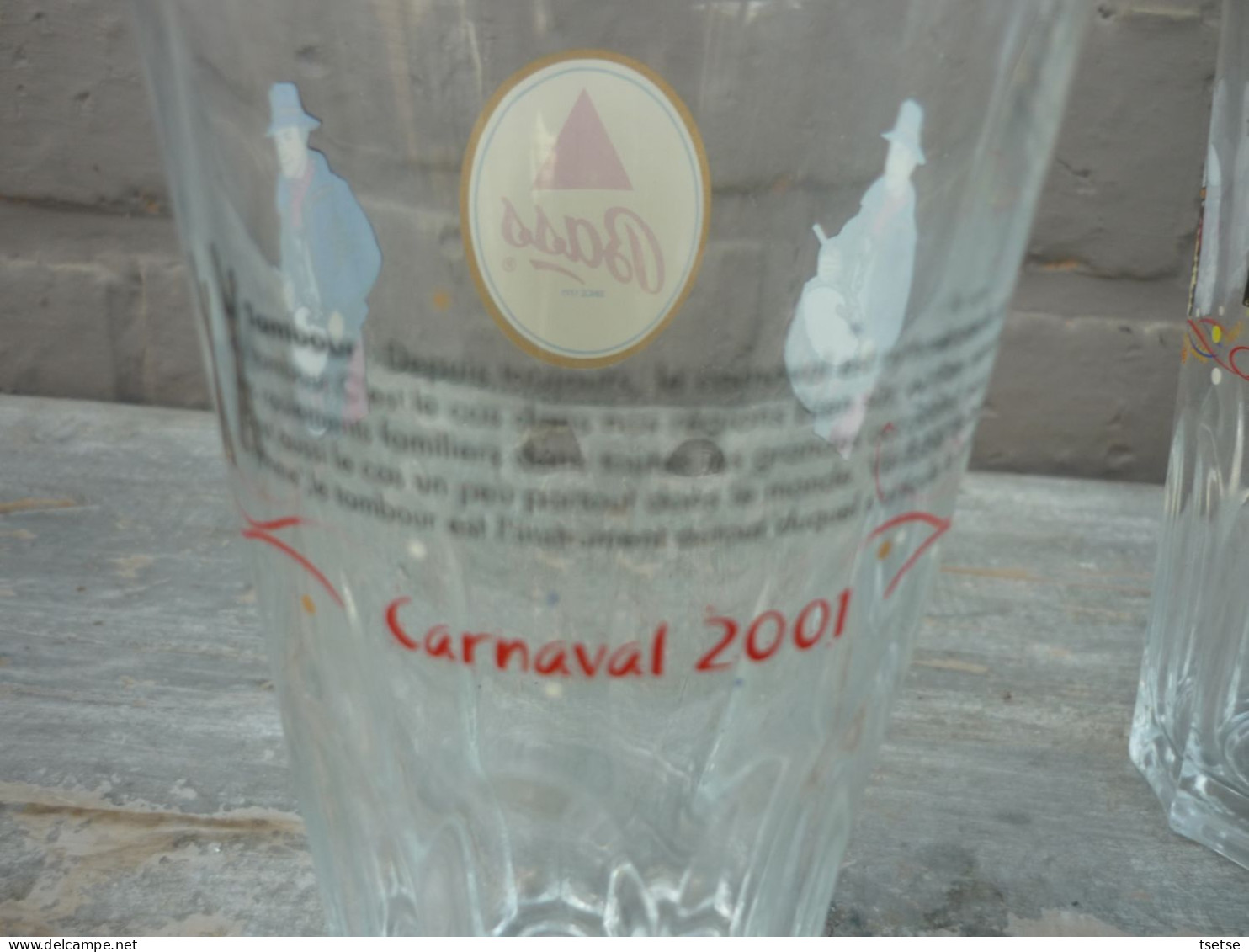 Binche - Carnaval - 3 Verres édités Par La Bière Bass -Carnaval 2000 Et 2001 - Binche