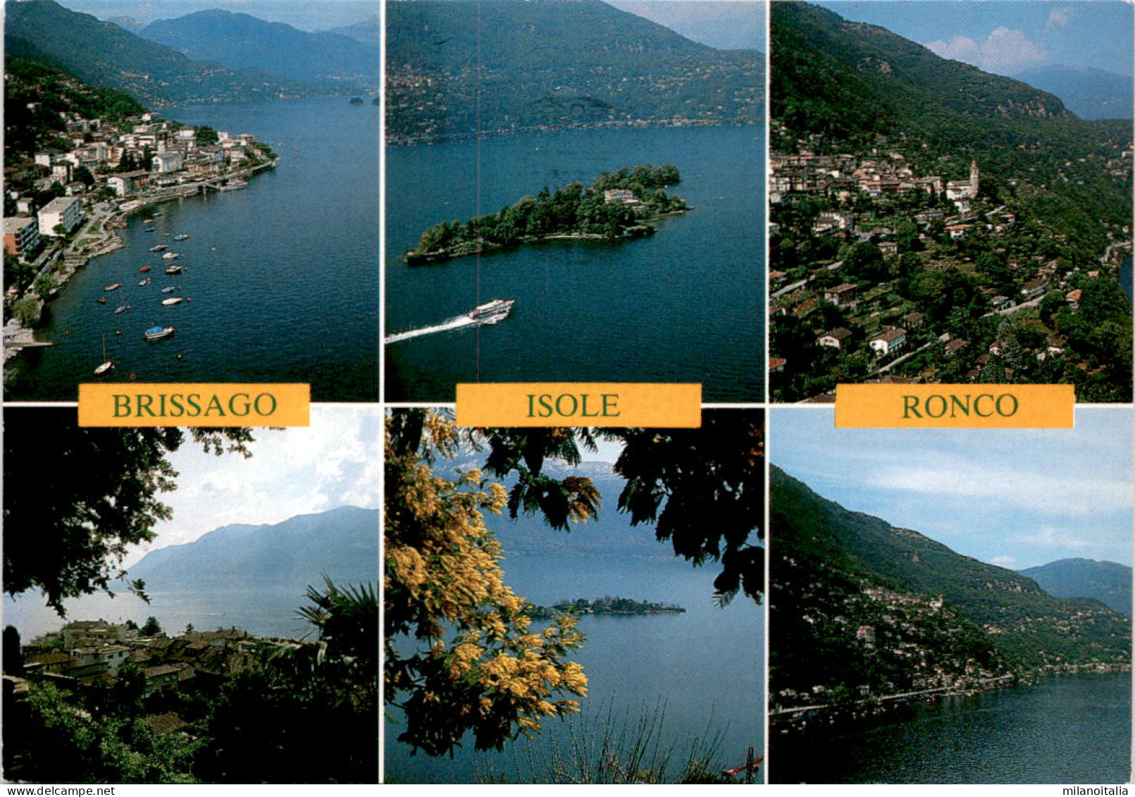 Brissago - Isole - Ronco - 6 Bilder (1721) * 5. 9. 1993 - Ronco Sopra Ascona