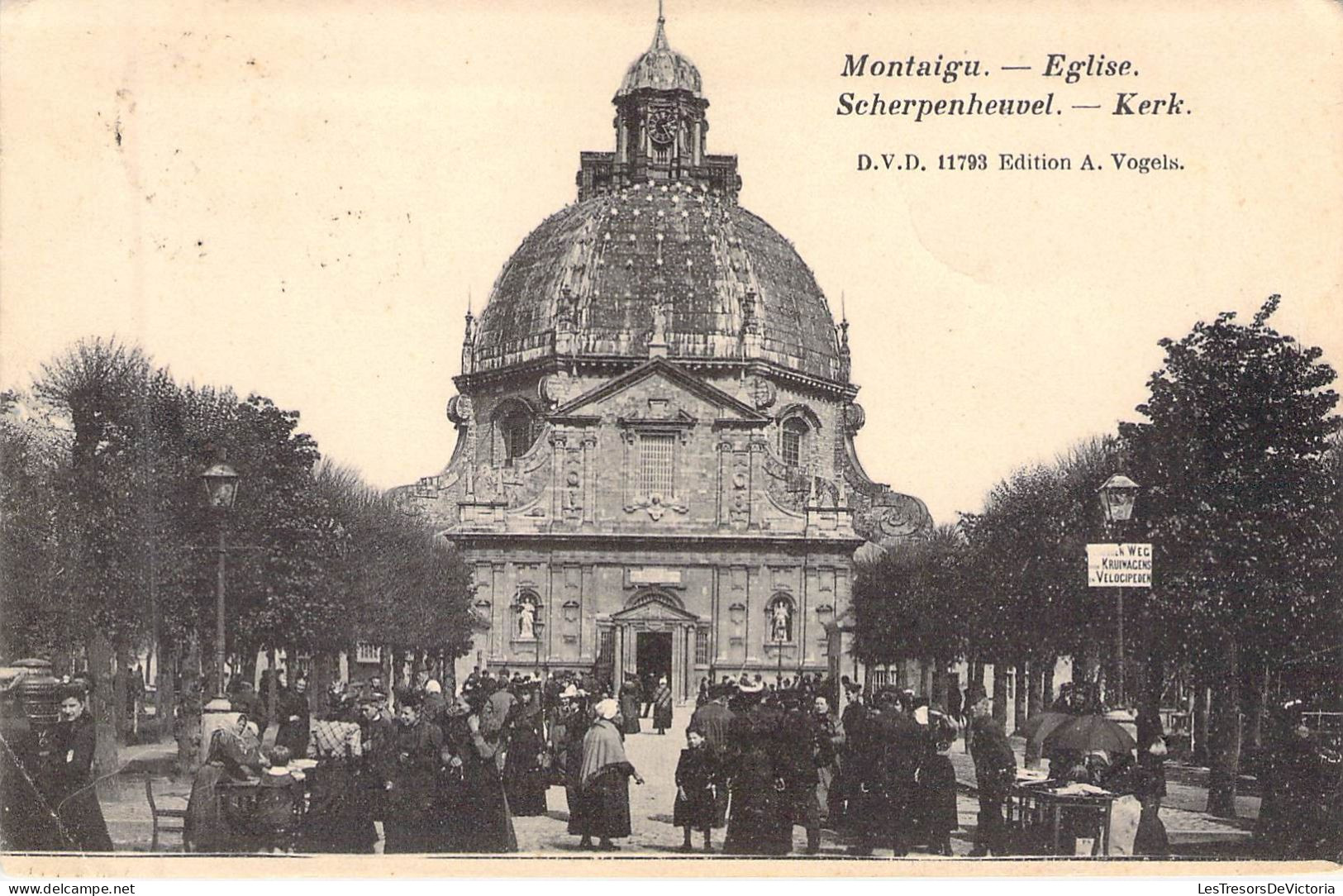 Belgique - MONTAIGU - L'église  - Edition A Vosgels - Carte Postale Ancienne - Leuven