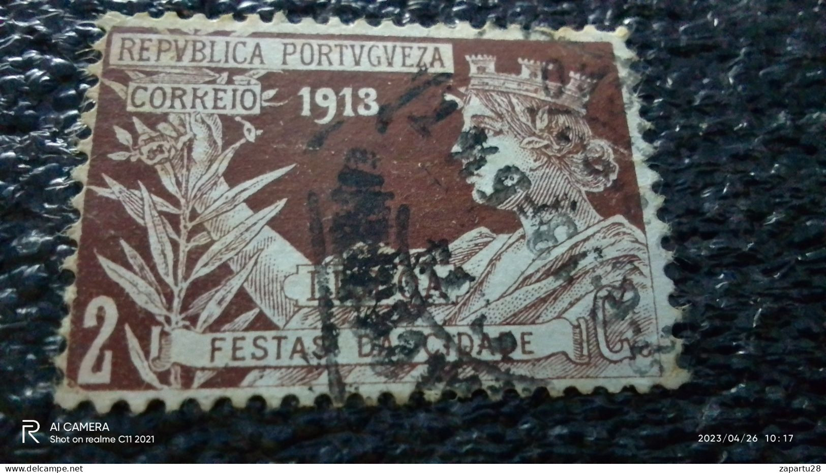 PORTUGAL-1913    .         2C         VERGİ PULLARI        USED - Ungebraucht