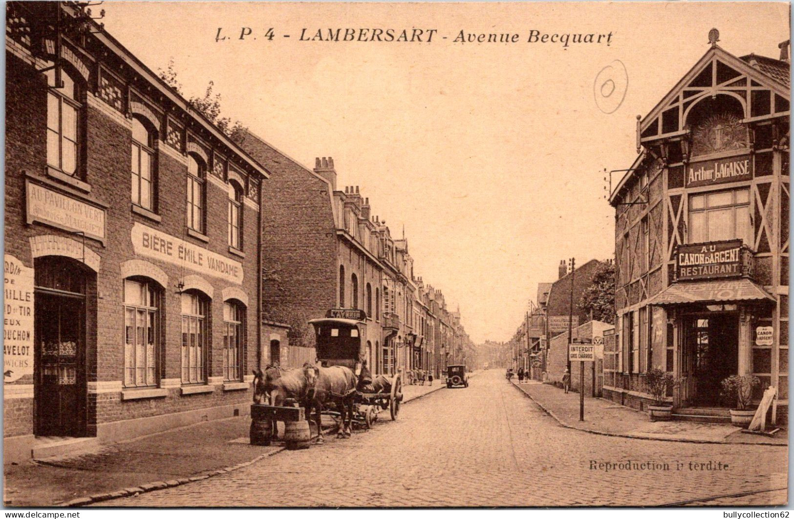 CPA  SELECTION -  LAMBERSART -  Avenue Becquart - Lambersart