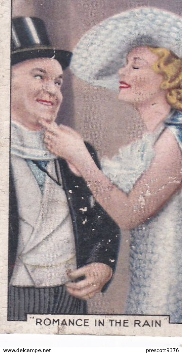 "Romance In The Rain" - Shots From Famous Films 1935 - Gallaher Cigarette Card - Gallaher