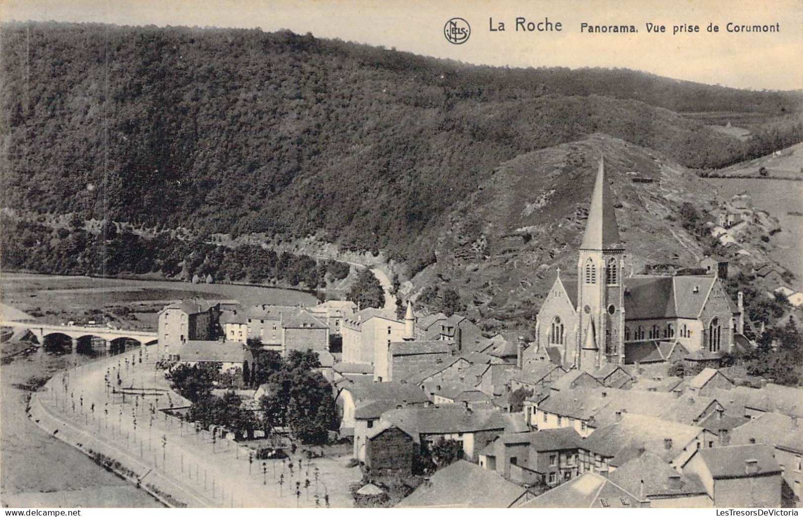 BELGIQUE - LA ROCHE - Panorama Vue Prise De Corumont - Edit Nels - Carte Postale Ancienne - La-Roche-en-Ardenne