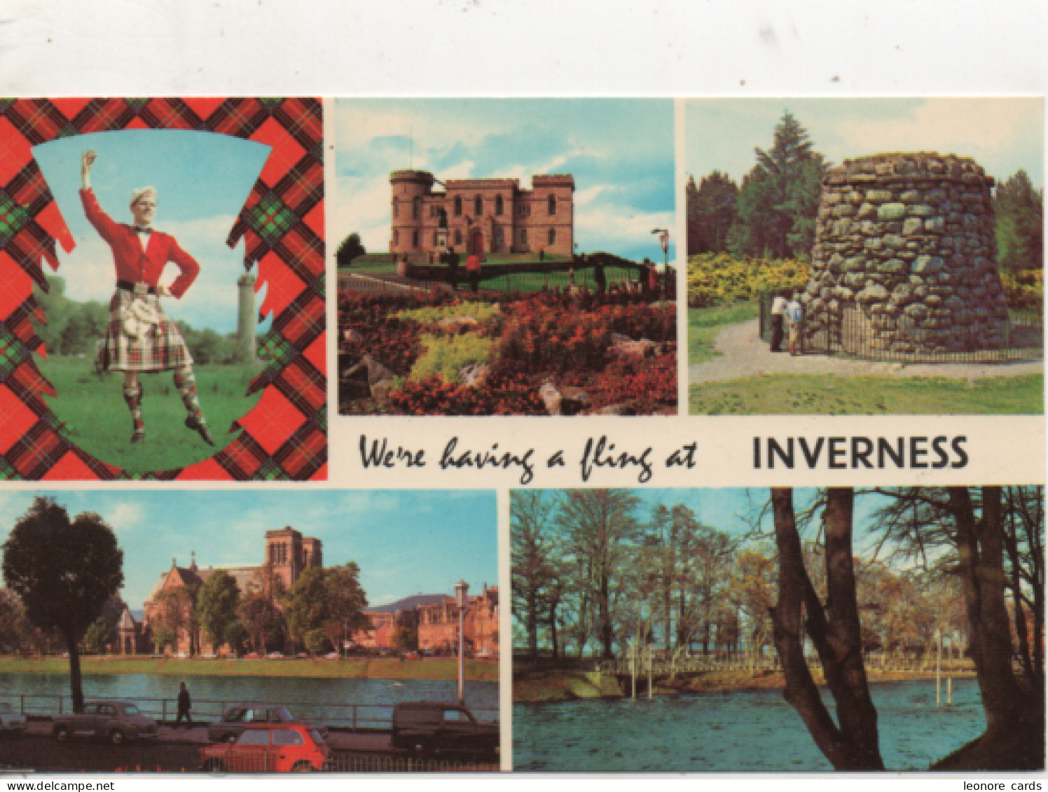 Cpa.Royaume-Uni.Ecosse.Were Having A Flng At Inverness.5 Vues - Inverness-shire