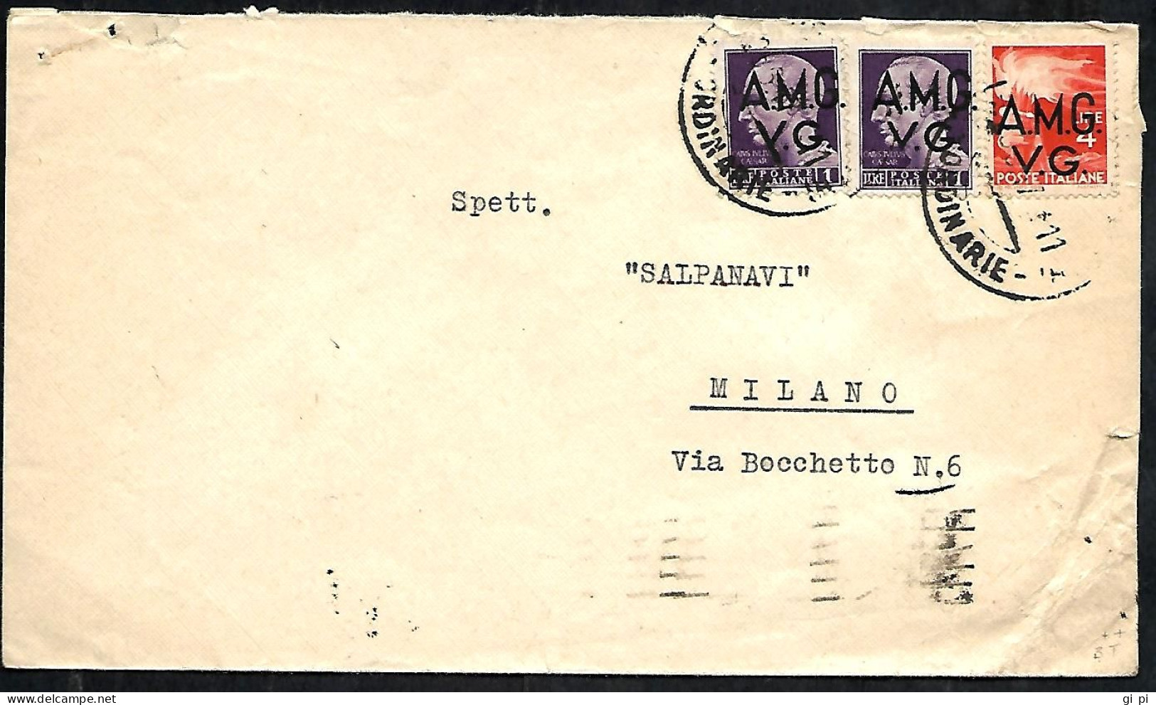 W362 – LETTERA DA TRIESTE - Marcophilie