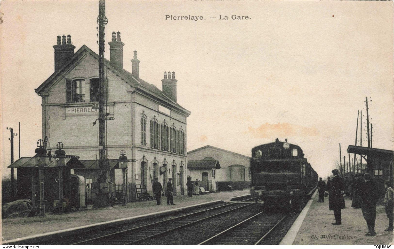 95 - PIERRELAYE - S14944 - La Gare - Train - L1 - Pierrelaye