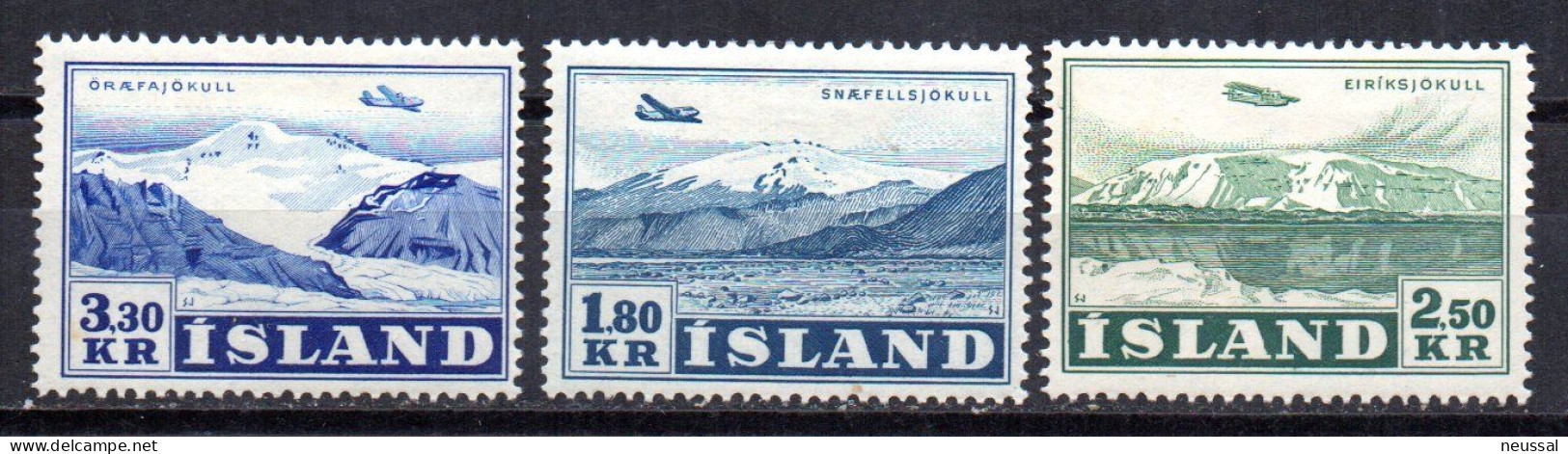 Serie Nº A-27/9  Islandia - Luftpost