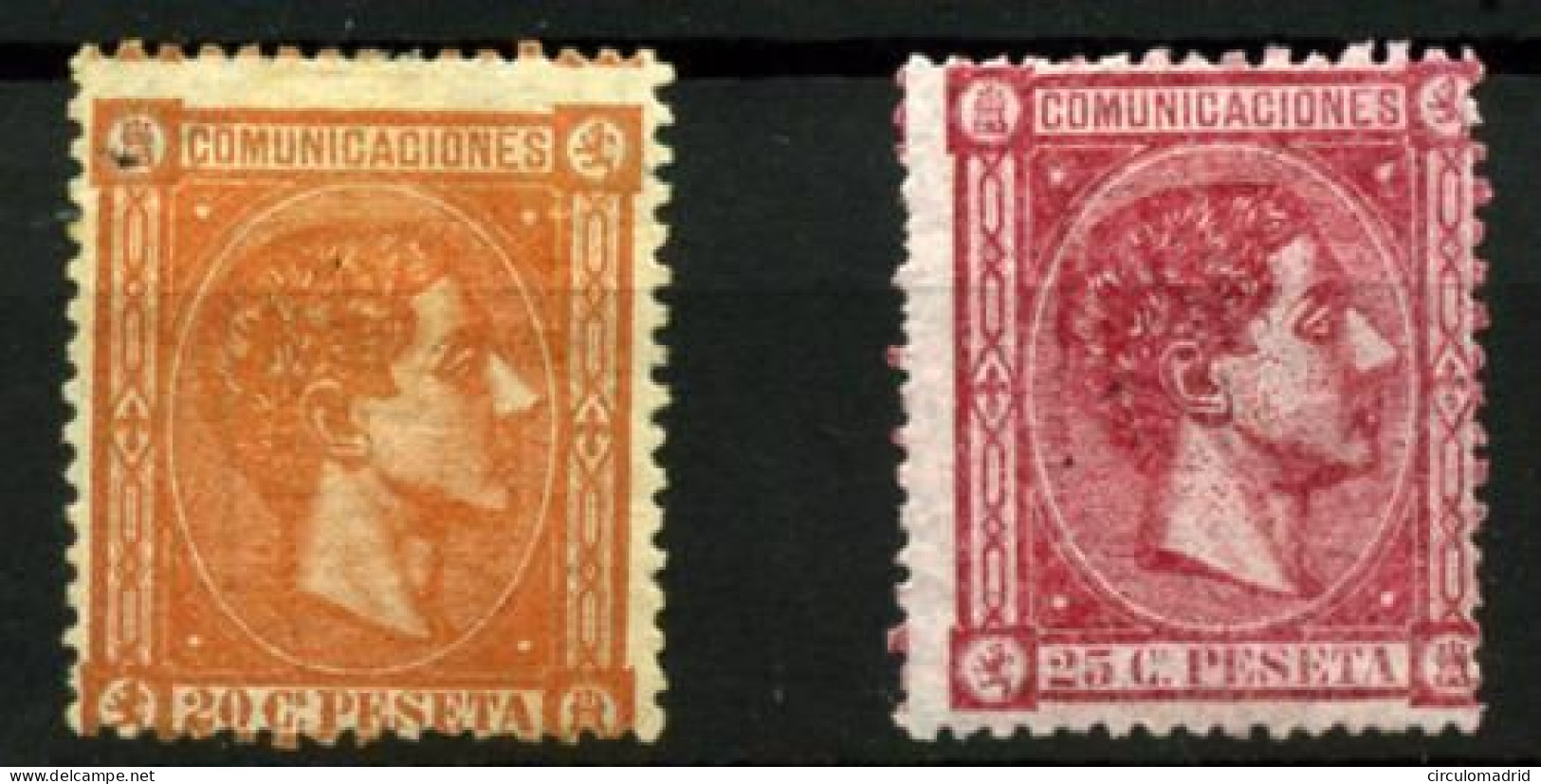 España Nº 165/66, Año 1875 - Unused Stamps