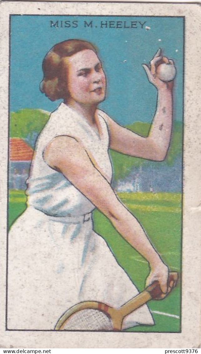 22 Miss M Heeley - Champions 2nd Series 1935 - Gallaher Cigarette Card - Gallaher